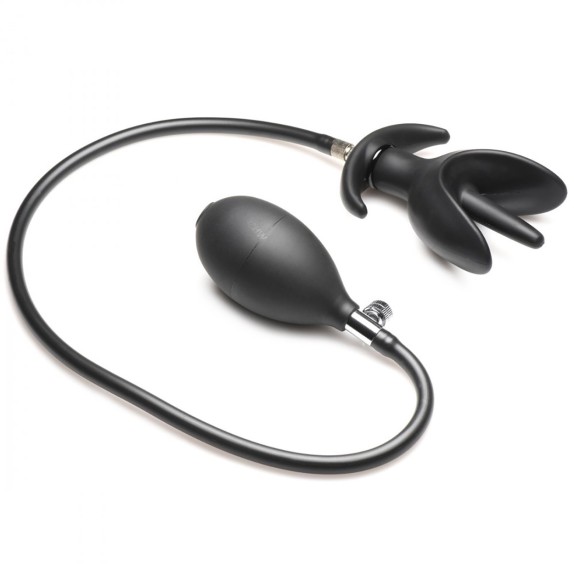 PLUG DIVARICATORE ANALE GONFIABILE CON POMPETTA MANUALE MASTER SERIES