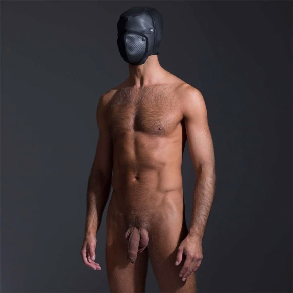 MASCHERA UNISEX IN GOMMA SEX TOY PER GIOCHI SADOMASO