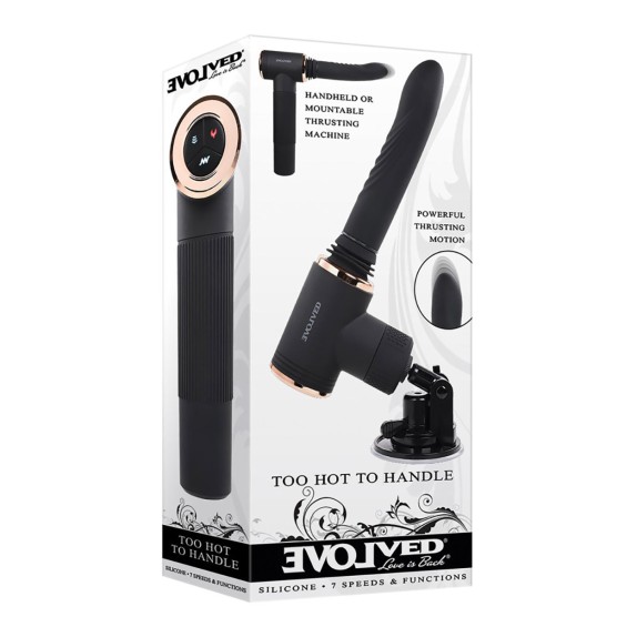MINI SEX MACHINE CON VENTOSA SEX TOY CON MOVIMENTO A SPINTA E VIBRAZIONE