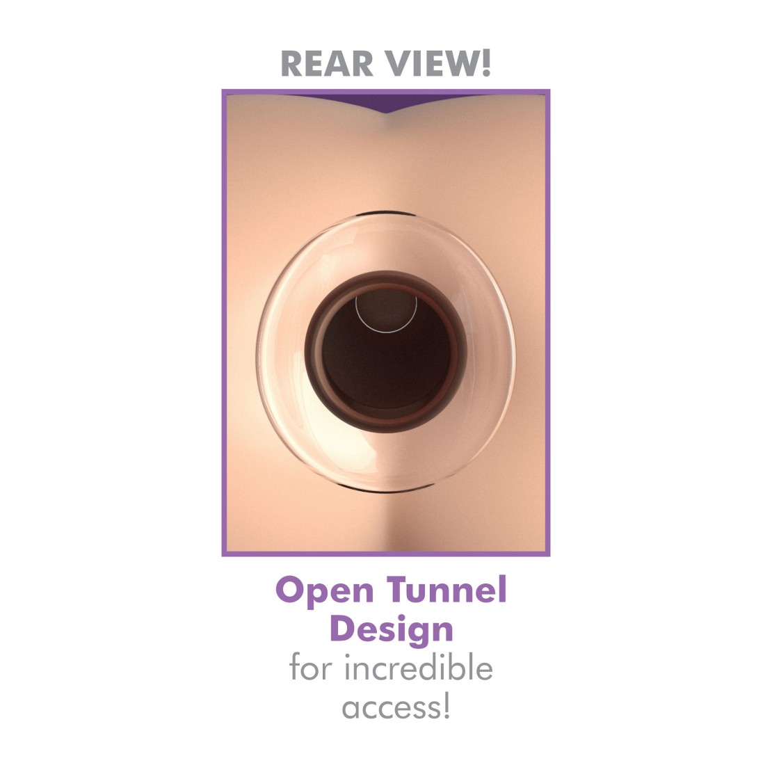 TUNNEL ANALE IN VETRO SEX TOY GAPER