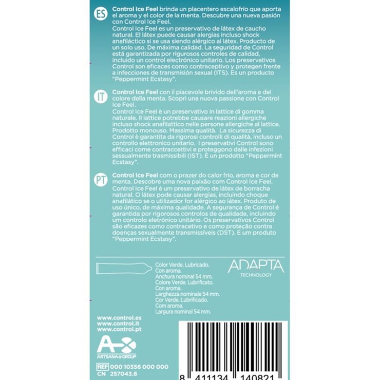 PROFILATTICI CONTROL EFFETTO RINFRESCANTE ICE FEEL 2
