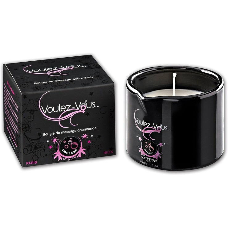 CANDELA PROFUMATA PER SEXY MASSAGGIO AL GUSTO BUBBLE GUM 2