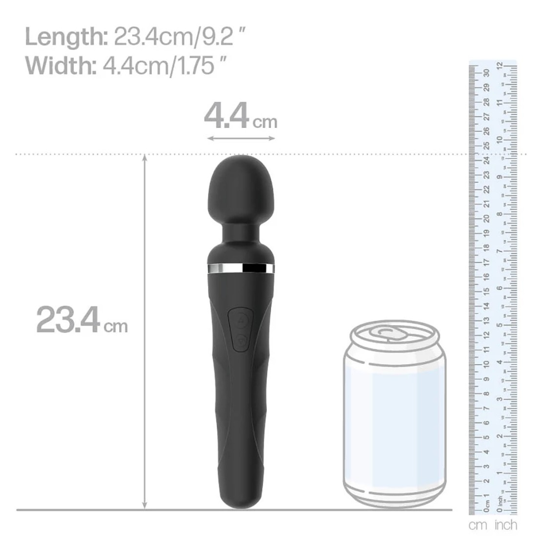 STIMOLATORE CLITORIDE - WAND CON APPLICAZIONE...