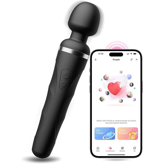 STIMOLATORE CLITORIDE - WAND CON APPLICAZIONE SEX TOY DOMI 2 LOVENSE