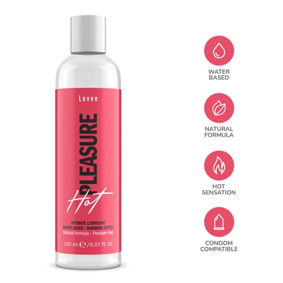 LUBRIFICANTE INTIMO EFFETTO CALDO 150 ml LOVEE HOT PLEASURE