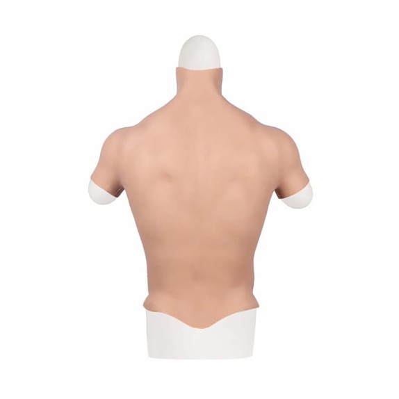 MEZZO BUSTO INDOSSABILE ULTRA REALISTICO DI UOMO XX-DREAMSTOYS MUSCLE SUIT