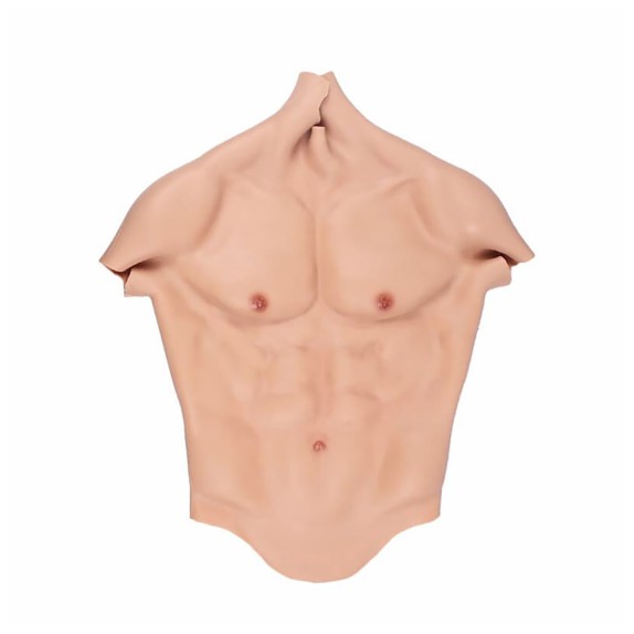 MEZZO BUSTO INDOSSABILE ULTRA REALISTICO DI UOMO XX-DREAMSTOYS MUSCLE SUIT