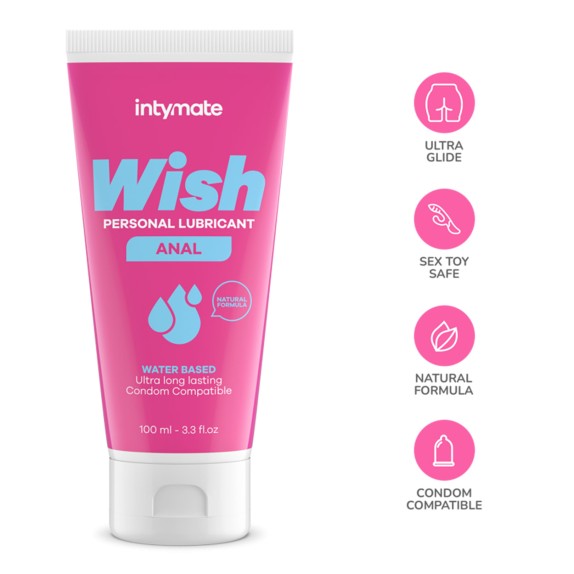 LUBRIFICANTE ANALE A BASE D'ACQUA A LUNGA DURATA WISH
