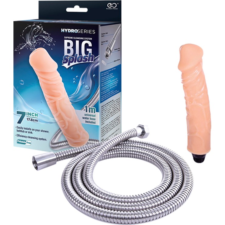 DOCCIA ANALE KIT COMPLETO CON DILDO DA ATTACCARE ALLA DOCCIA