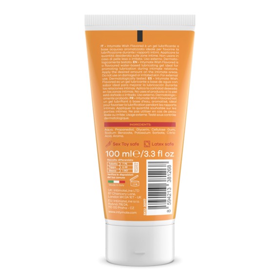 LUBRIFICANTE INTIMO BIO AL CARAMELLO INTYMATE WISH 100ML