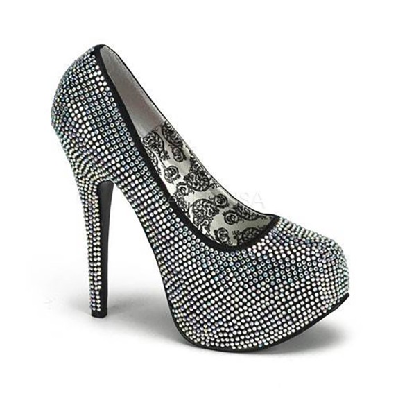 SCARPA DECOLTE' SEXY PER DONNA CON STRASS BORDELLO