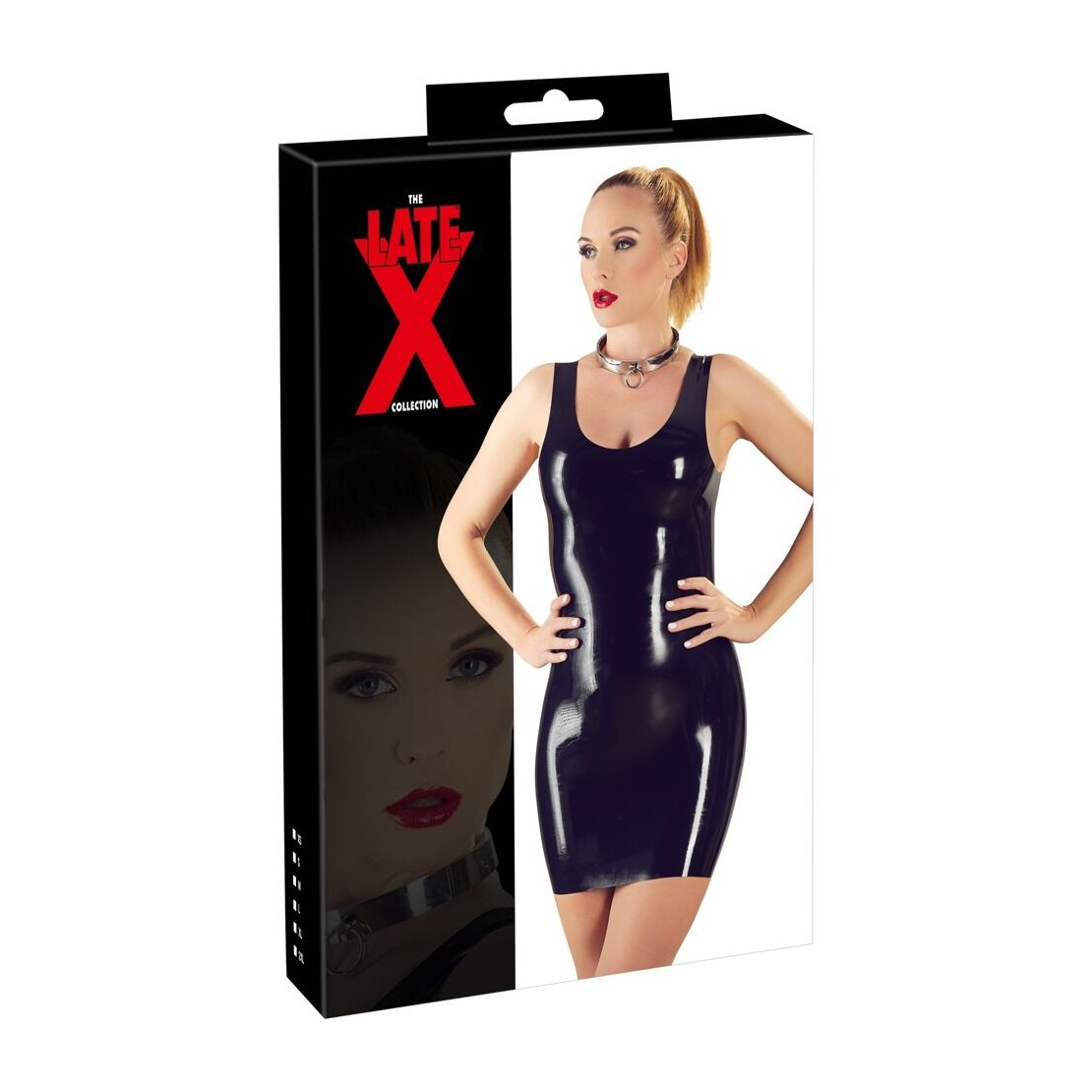 VESTITO A TUBINO SEXY PER DONNA IN LATEX