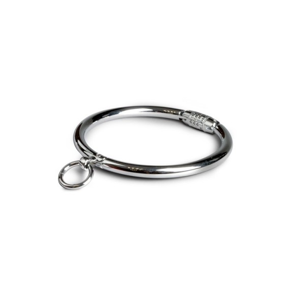 COLLARE UNISEX IN ACCIAIO SEX TOY CON COMBINAZIONE