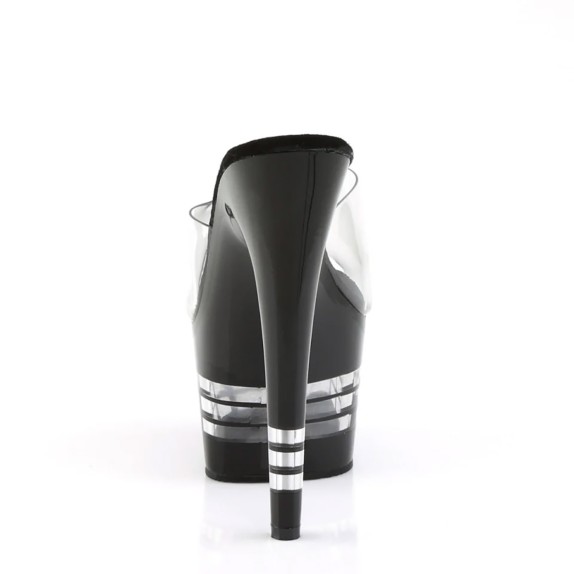 SANDALI SEXY LAP-POLE DANCE TACCO 17,5 CM CON RIGHE
