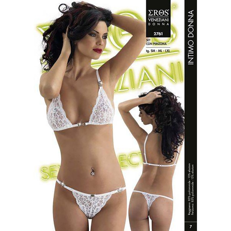PERIZOMA SEXY IN PIZZO BIANCO