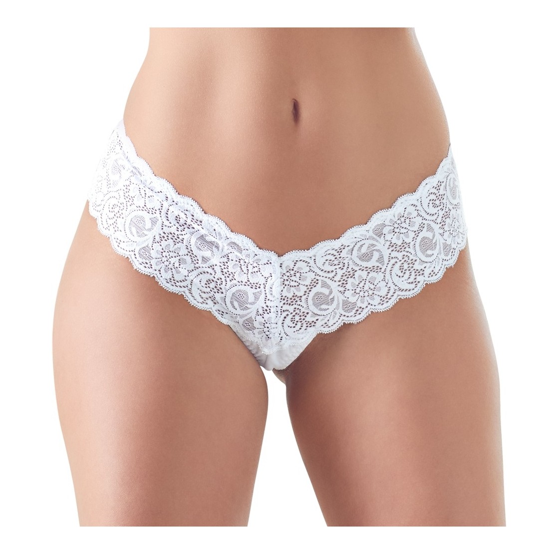 PERIZOMA SEXY PER DONNA IN PIZZO CON PERLE...