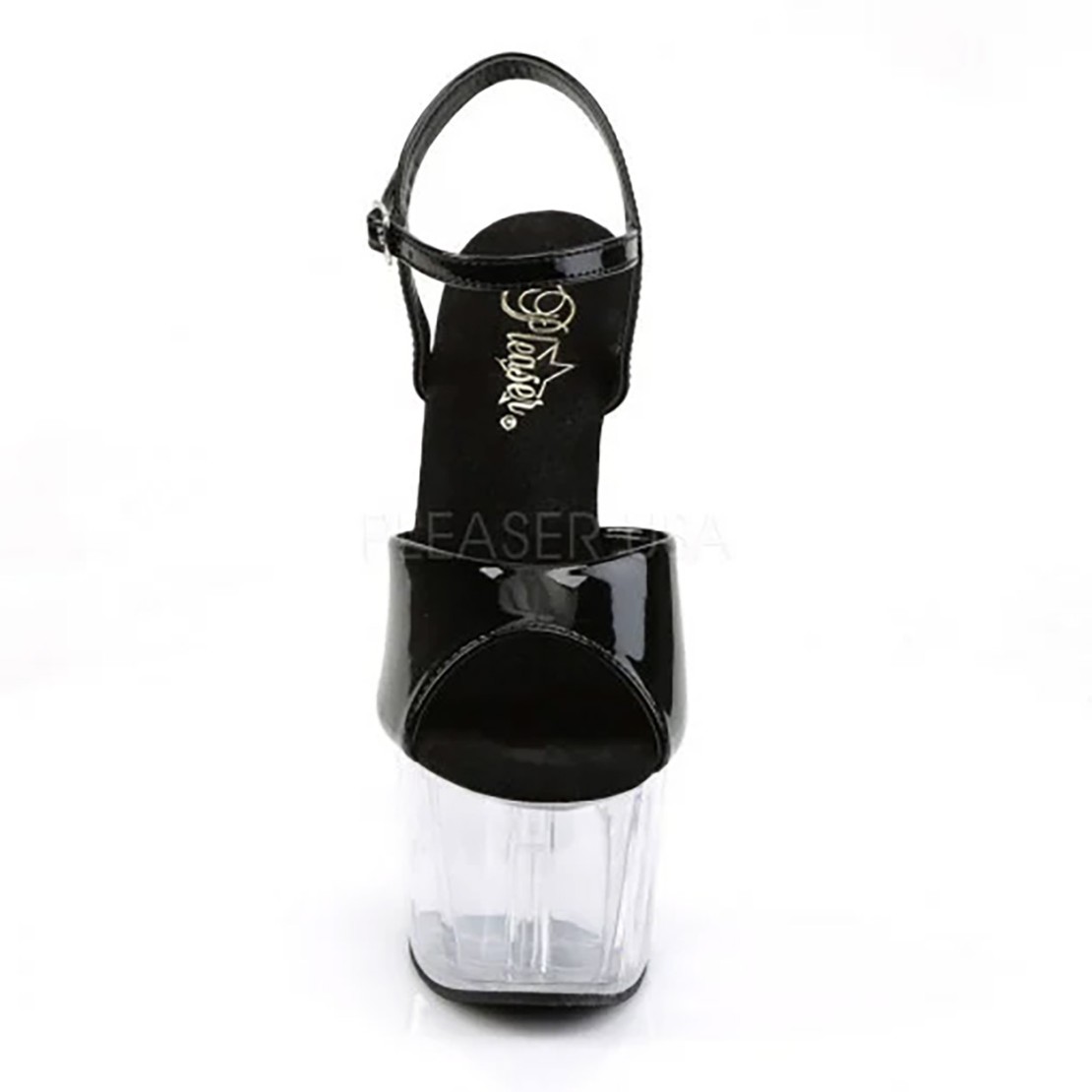 SANDALO SEXY TACCO 17-18CM TRASPARENTE CON...