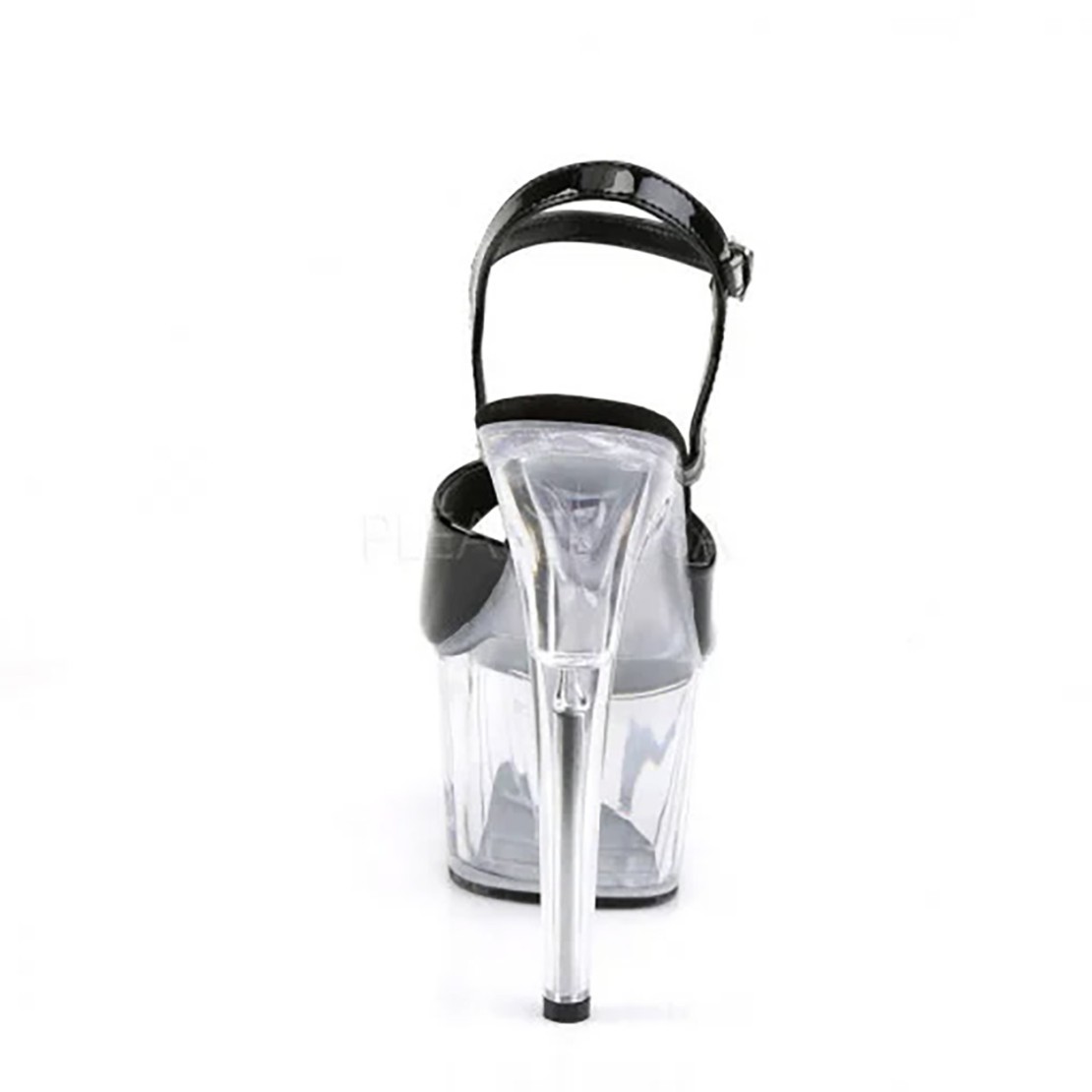 SANDALO SEXY TACCO 17-18CM TRASPARENTE CON...