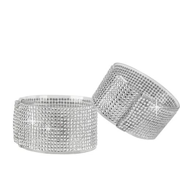CAVIGLIERE TRASPARENTI SEXY CON STRASS ACCESSORIO SCARPE PLEASER