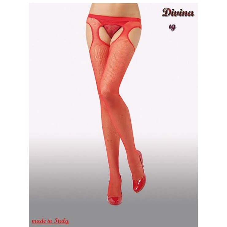 COLLANT APERTI SEXY PER DONNA IN MICRORETE DIVINA