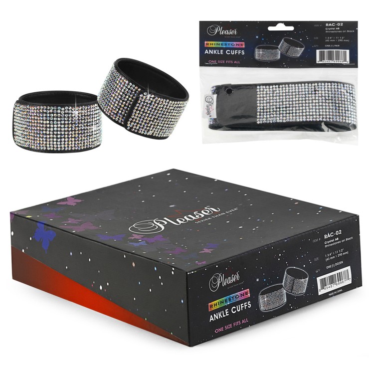 CAVIGLIERE SEXY CON STRASS TAGLIA UNICA ACCESSORIO SCARPE...