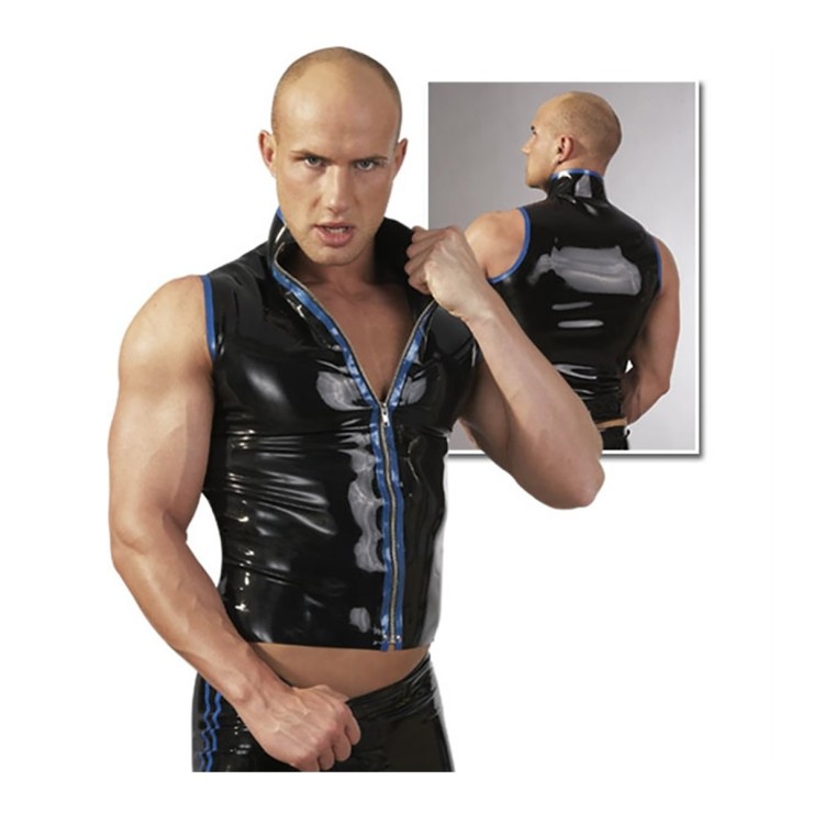 GILET SEXY IN LATEX PER UOMO