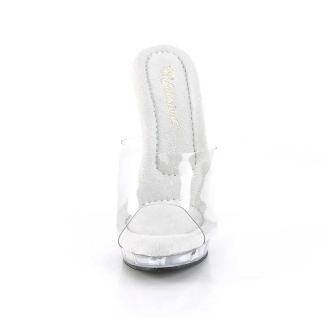 SANDALO SEXY TRASPARENTE SCARPA TACCO 13/14 CM