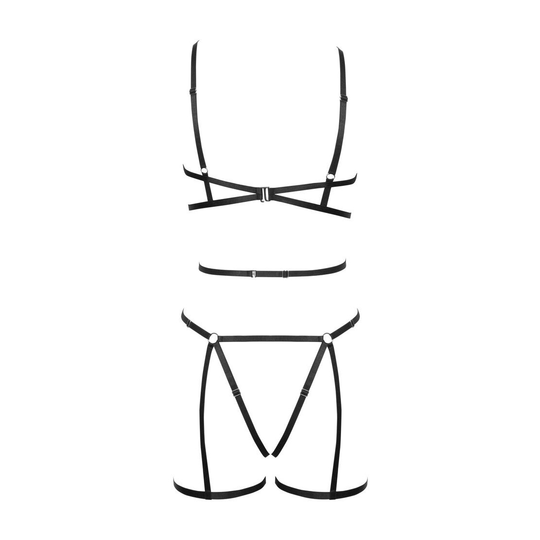 HARNESS 2 PEZZI SEXY DA DONNA REGOLABILE...