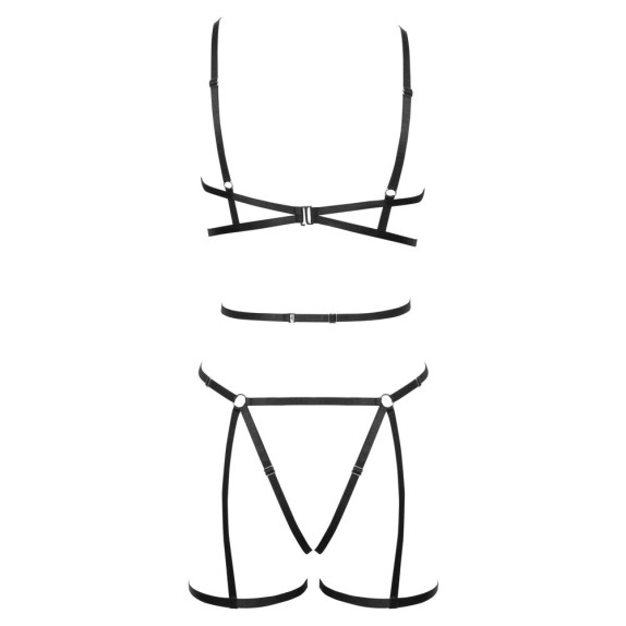 HARNESS 3 PEZZI SEXY DA DONNA REGOLABILE EFFETTO GIARRETTIERA COTTELLI