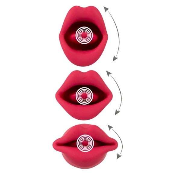 VIBRATORE E STIMOLATORE CLITORIDEO CON BOCCA VIBRANTE E CON MOVIMENTO MIA SICILIA