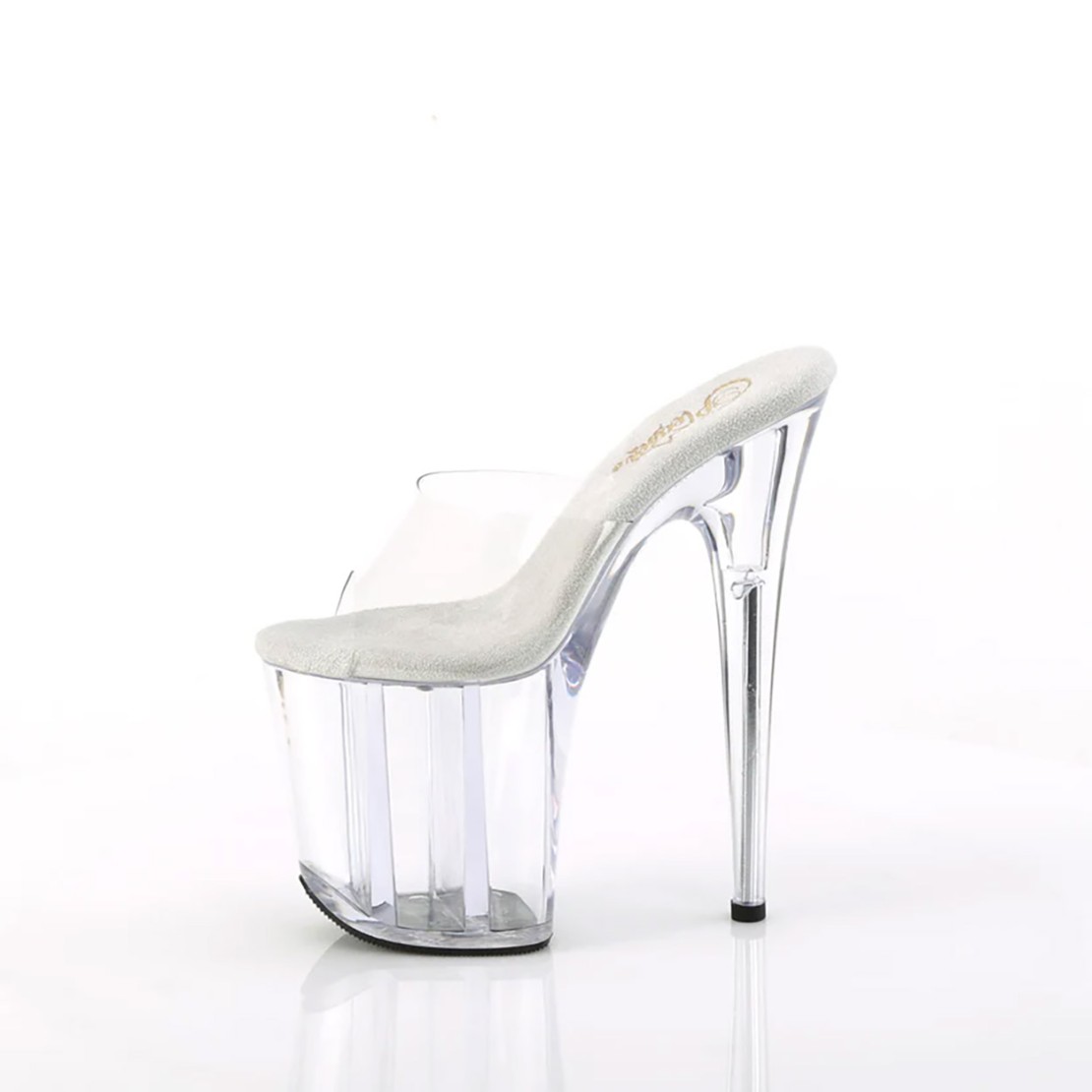 SANDALO  SEXY TACCO 20 CM TRASPARENTE  ZEPPA A...