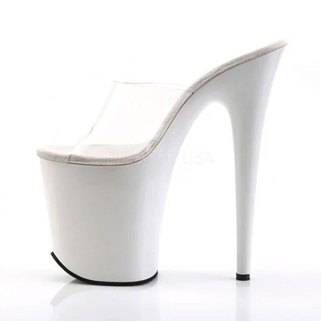 SCARPE SANDALO SEXY BIANCHE TACCO 20 CM PER LAP...