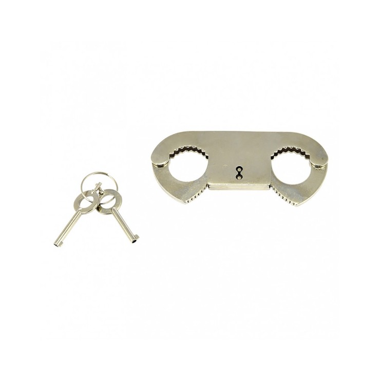 MANETTE IN METALLO PICCOLE CON DOPPIA CHIAVE PER DITA...