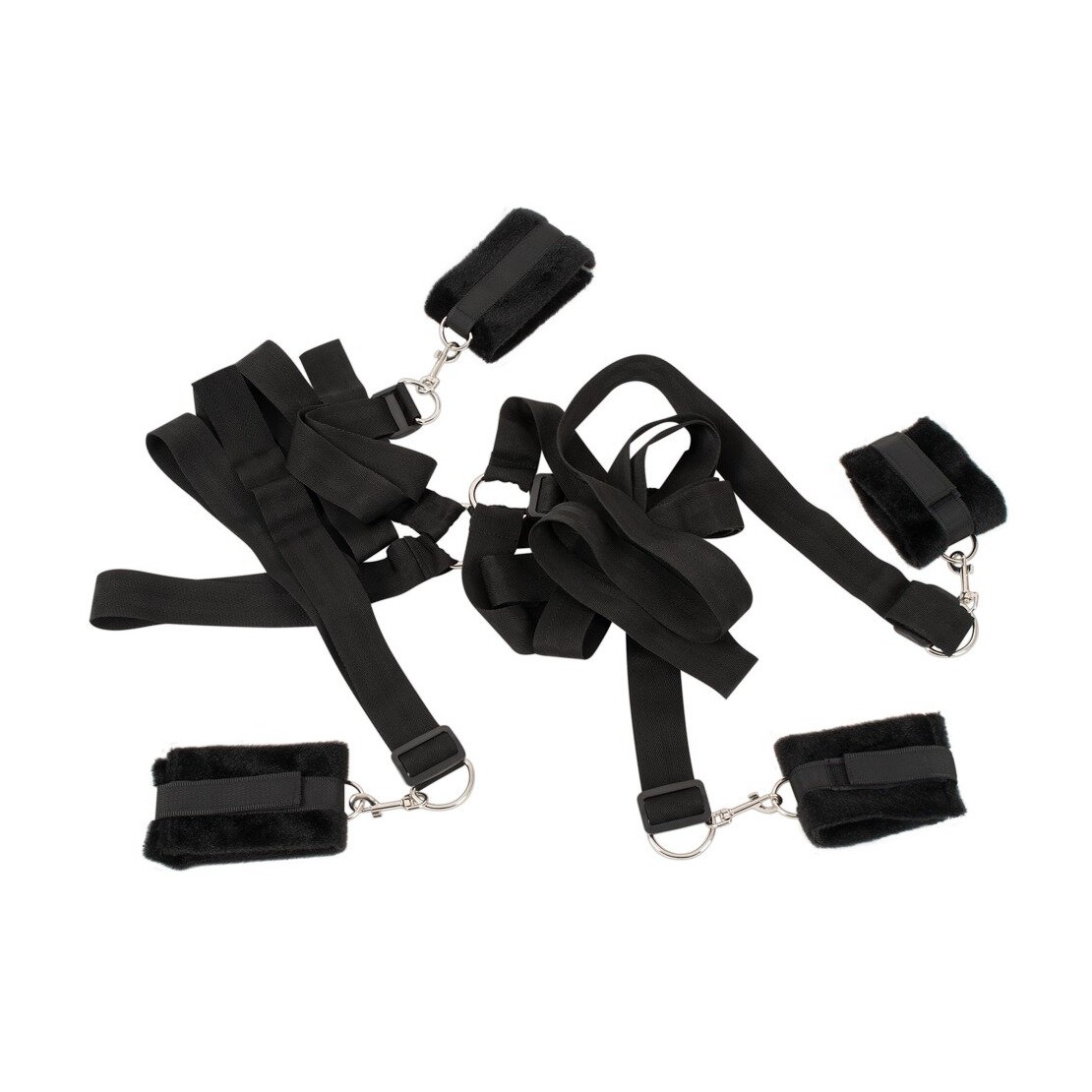 KIT COSTRITTIVO CON MANETTE E CAVIGLIERE SEX...