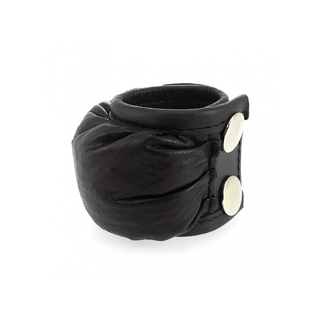ANELLO PER TESTICOLI SEX TOY IN PELLE CON PESO