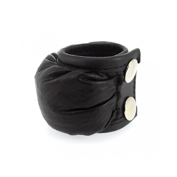 ANELLO PER TESTICOLI SEX TOY IN PELLE CON PESO