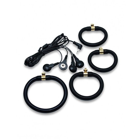 ANELLI IN SILICONE PER PENE SET ELETTRO STIMOLANTI