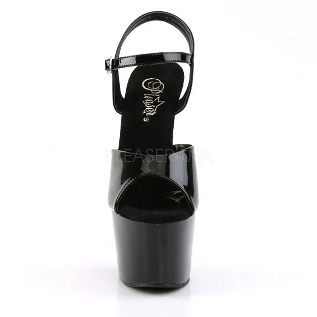 SCARPE TACCO ALTO 17-18 CM NERE LAP DANCE CON...