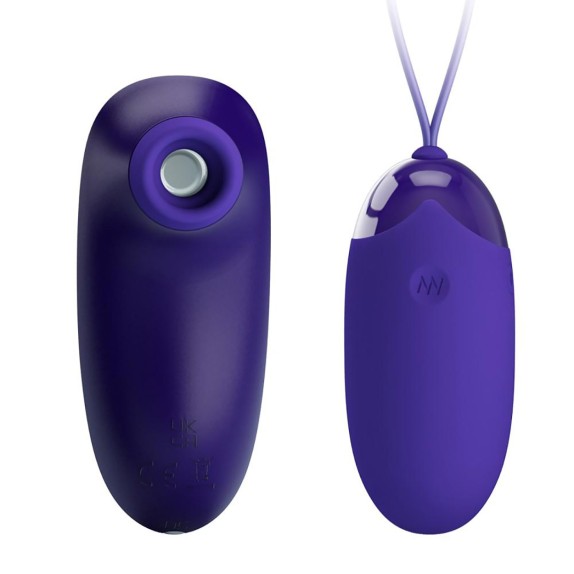 OVETTO VIBRANTE+SUCCHIACLITORIDE USB WIRELESS IN SILICONE ORTHUS PRETTY LOVE