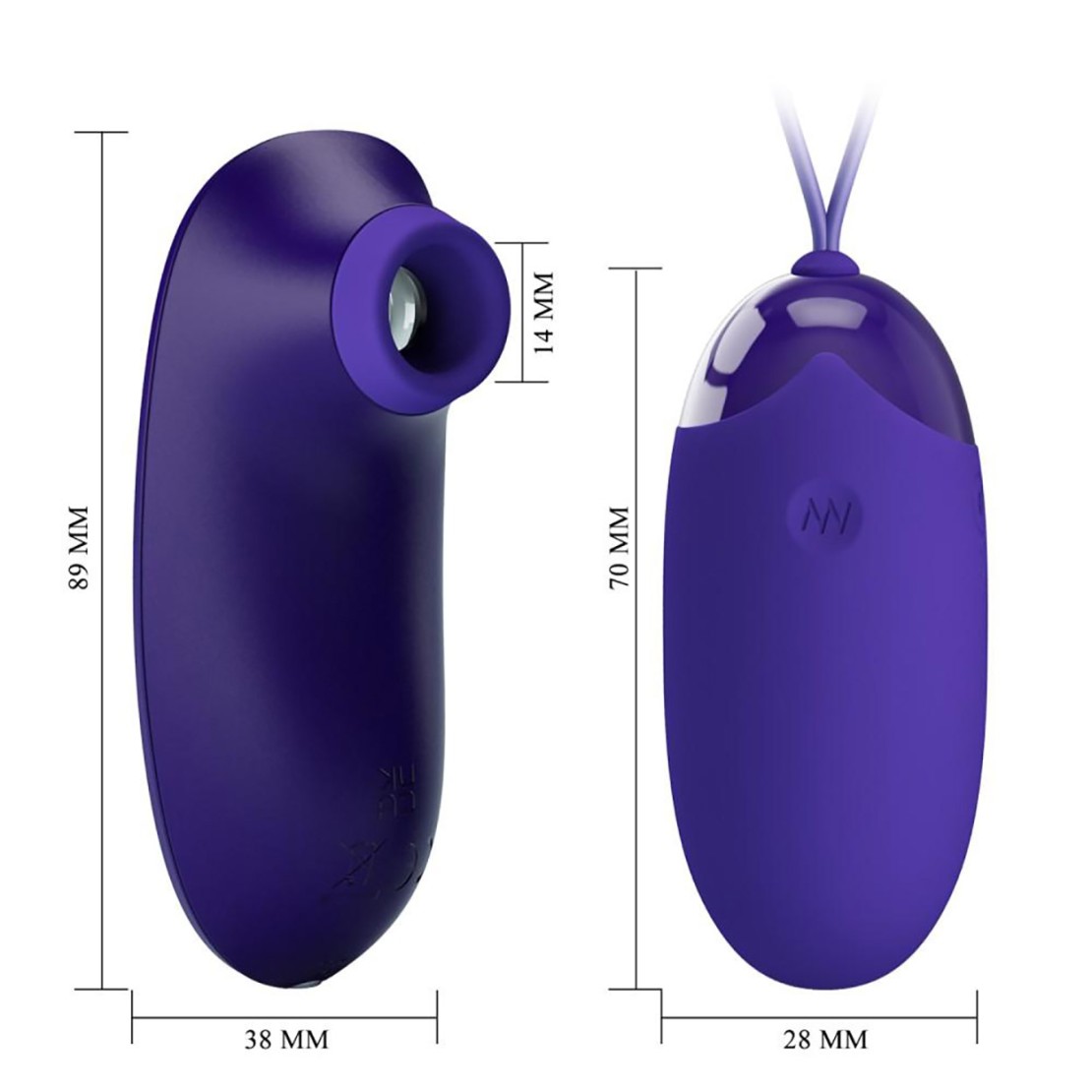 OVETTO VIBRANTE+SUCCHIACLITORIDE USB WIRELESS...