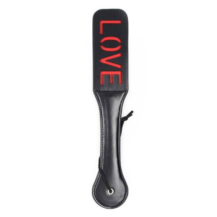 PADDLE CON LATO SCRITTA LOVE E LATO LISCIO APRIBILI BDSM...