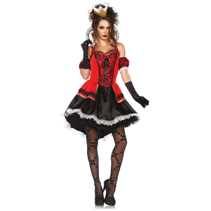 TRAVESTIMENTO SEXY PER DONNA COSTUME DA REGINA LEG AVENUE