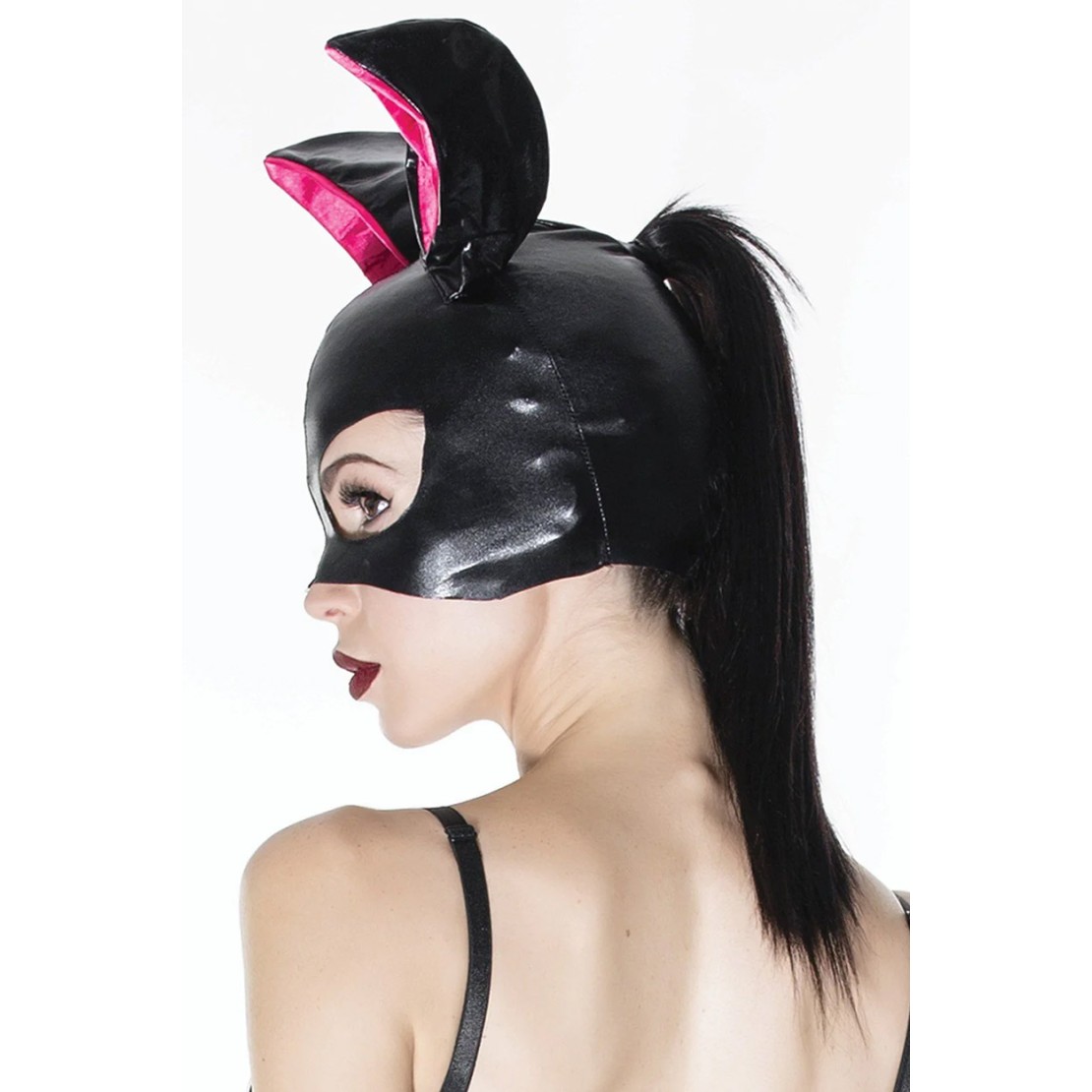 MASCHERA DA CONIGLIETTA CON GUANTI