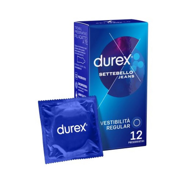 DUREX SETTEBELLO JEANS DA 12 PEZZI PROFILATTICI CON...