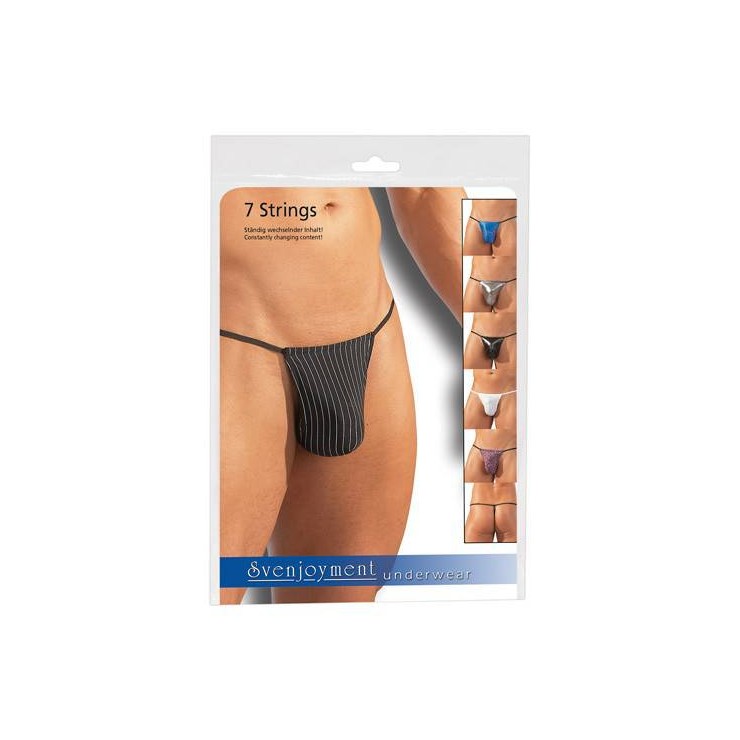 7 TIPI DI STRING MINIPERIZOMA COLORATI SEXY PER UOMO