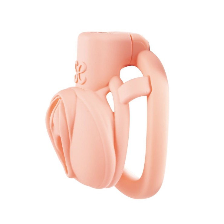 CINTURA DI CASTITÀ PER UOMO CORTA A FORMA DI VAGINA ROSA... 2
