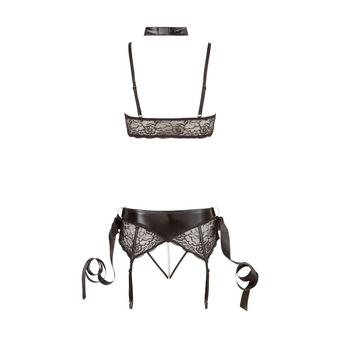 SEXY COMPLETO INTIMO APERTO BONDAGE CON LACCI E...