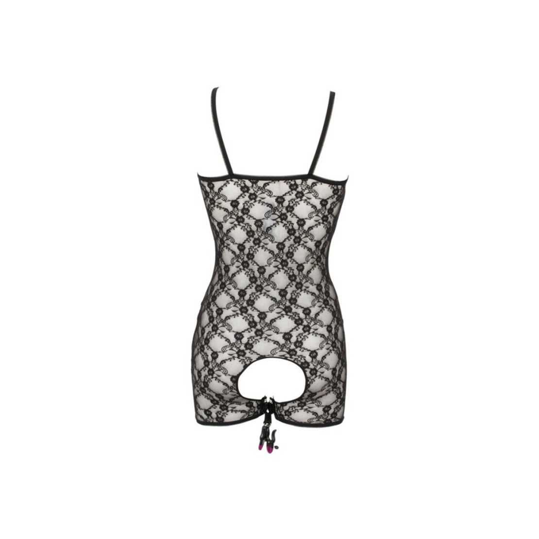 BODY SEXY APERTO PER DONNA CON PINZETTE