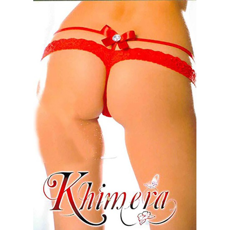 STRING SEXY CON FIOCCO E FASCIA IN PIZZO