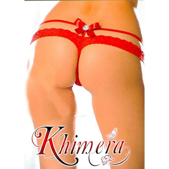 STRING SEXY PER DONNA CON FIOCCO E FASCIA IN PIZZO